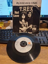 MARC BOLAN T REX HOT LOVE  VG GERMAN ARIOLA PRESS GLAM ROCK VINYL PIC SLEEVE