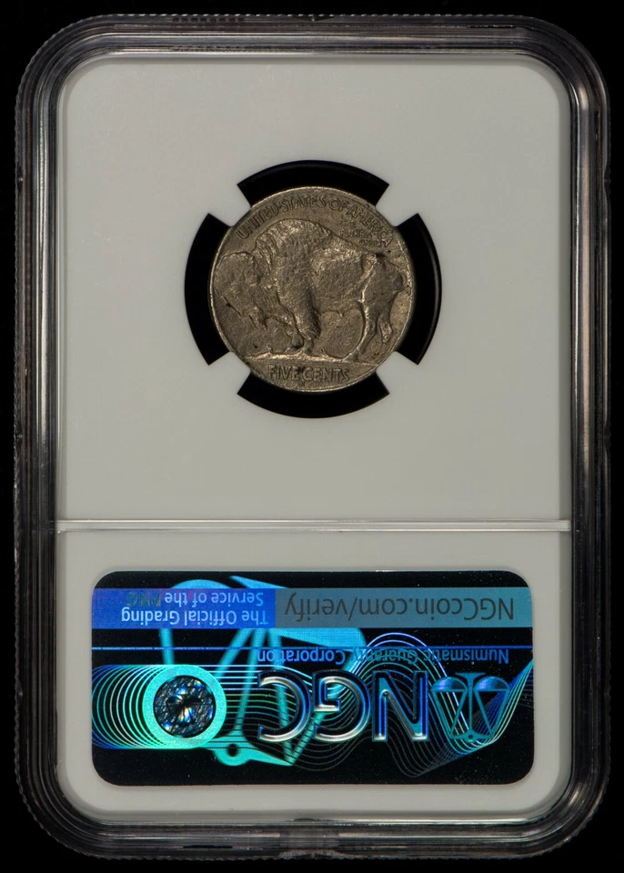 1921-S 5c Indian Head Buffalo Nickel - High-Grade Key Date - NGC AU Dets - Y2020 - Image 2 of 2