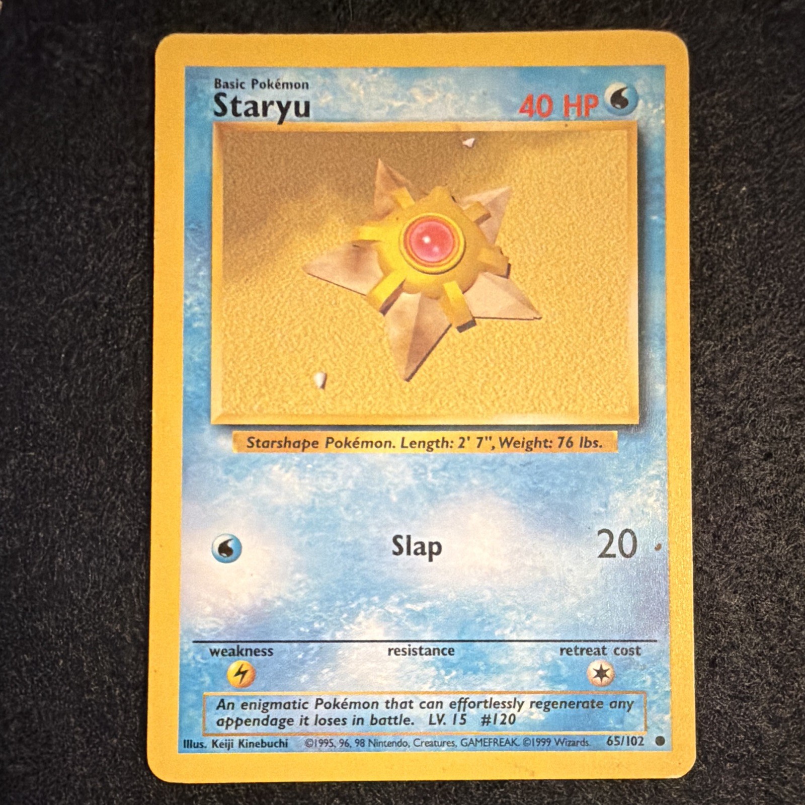 Staryu 65/102 Common EN Pokemon TCG