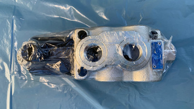 Neues 6/2 Wegeventil Umschalt-Hydraulikventil 12V LC Bosch Rexroth bis max. 140L