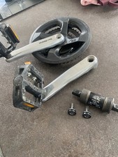 Shimano Triple Bike Chainset Crankset 170mm 48/38/28 tooth & Bottom Bracket