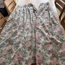 Sanderson Lined Pair Of Curtains. 53in Drop X 64inch Width. Great Condition