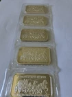 *5*  1 OZ  STAGECOACH SILVER BARS -DIVISIBLE - SEALED - 1 SLEEVE - A GREAT BUY