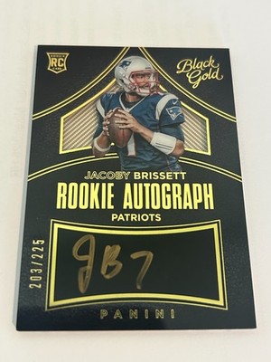 2016 Panini Black Gold - JACOBY BRISSETT RC Auto #203/225