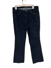 St Johns Bay Womens Bootcut Jeans Dark Wash Denim Size 12