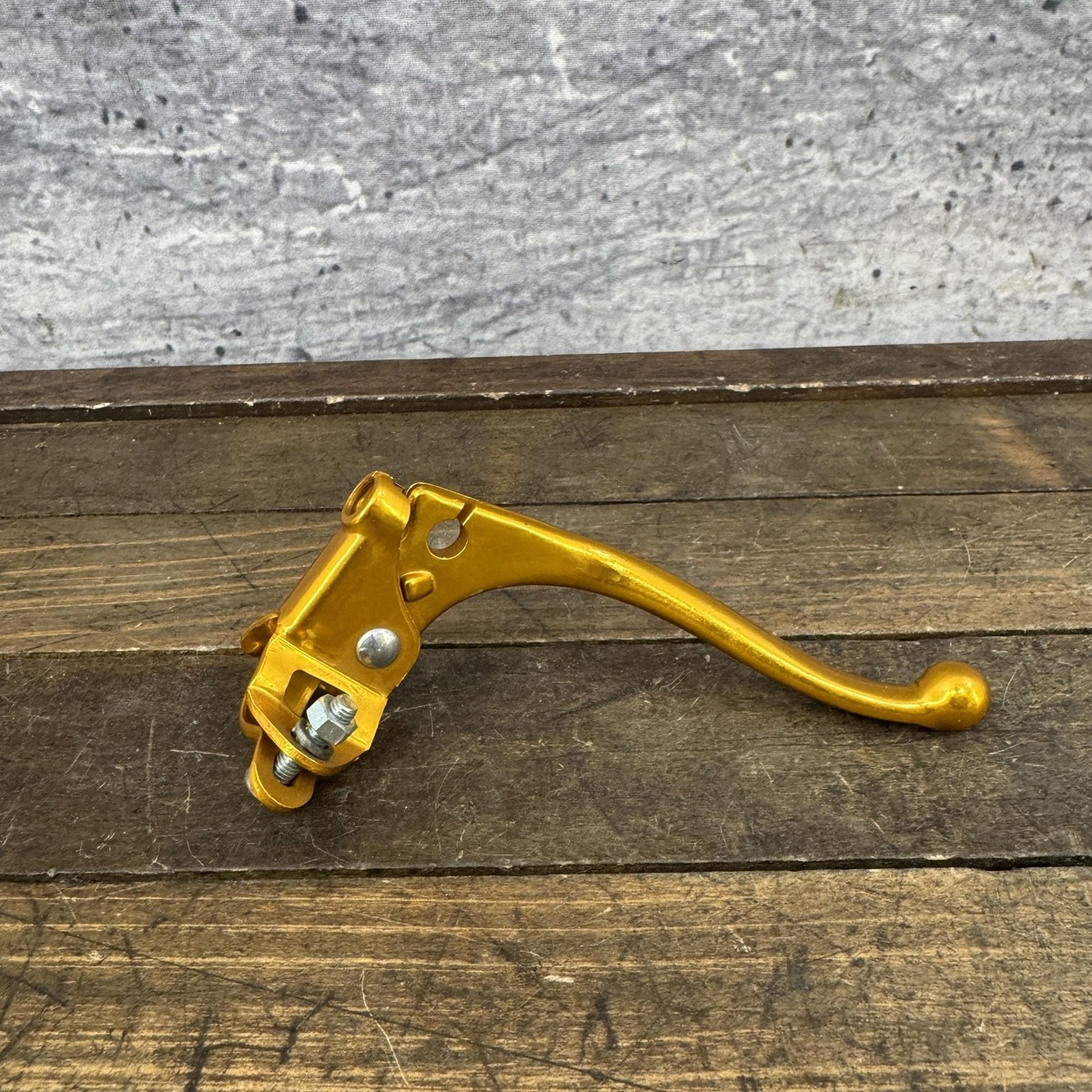 Vintage Weinmann BMX Brake Lever LEFT Gold NOS Prebent Flat Bar