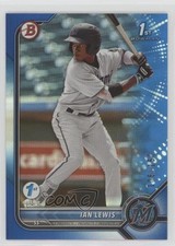 2022 Bowman 1st Edition Blue Foil 106/150 Ian Lewis #BPPF-96 0nr3