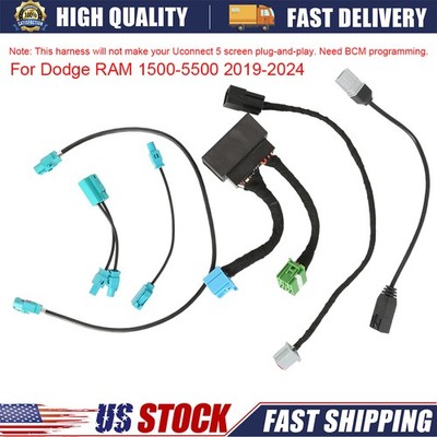 For Ram 5, 7, 8.4 Uconnect 4/4c Radio/Display To 12'' Uconnect 5 Upgrade Kit US