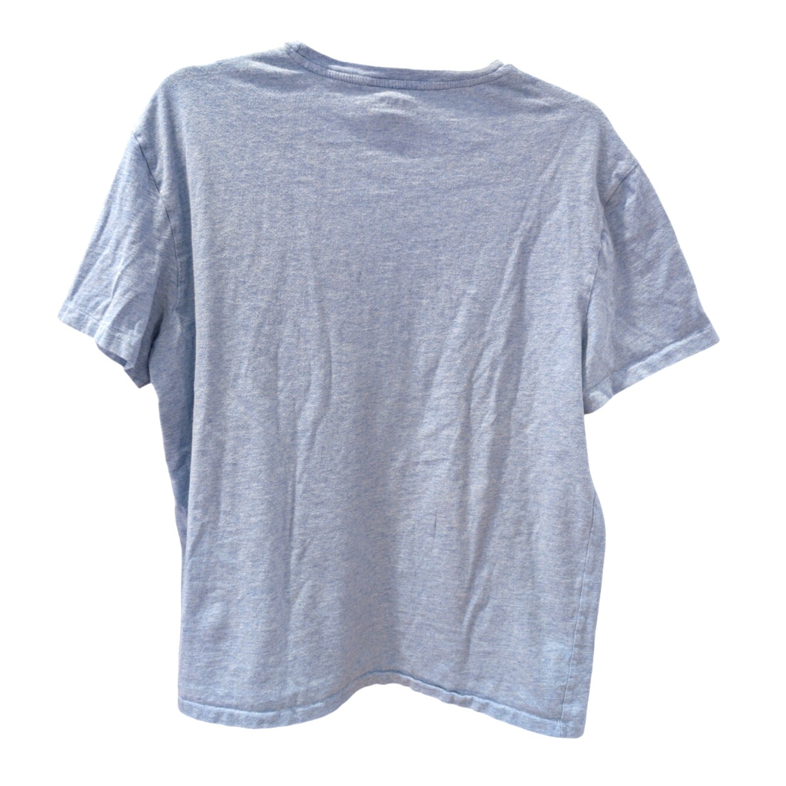 PONY Polo Ralph Lauren uomo blu t shirt media vestibilità classica cotone logo maglietta Normcore