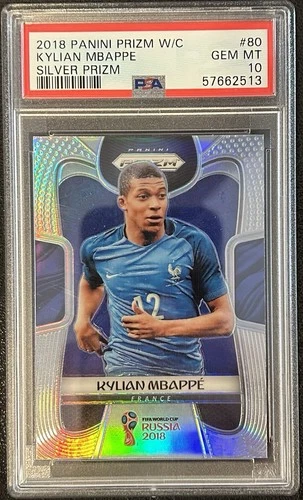 Kylian Mbapp 2018 Panini Prizm Kylian Mbapp Silver Prizm