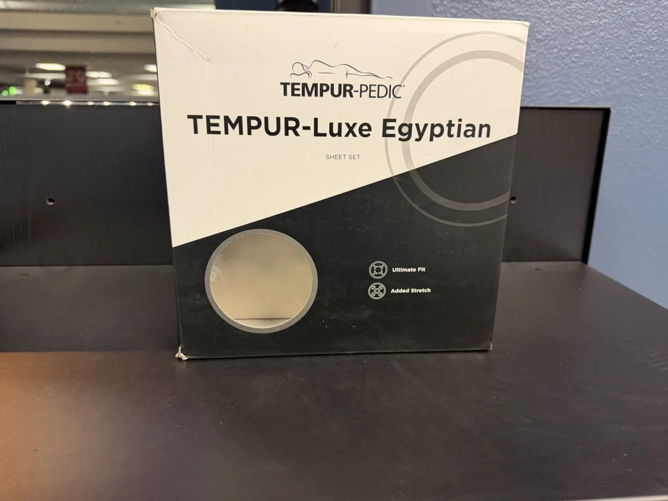 Tempur-Pedic 埃及棉分体特大号床单套装全套砂色 — 第 3/4 张图片