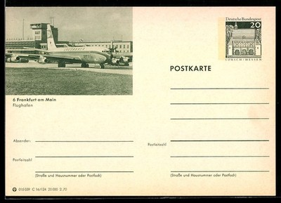 Ansichtskarte Flughafen Frankfurt am Main 
