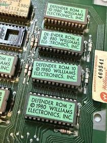 Vintage Williams Defender Arcade Pcb Set Untested Selling As Is