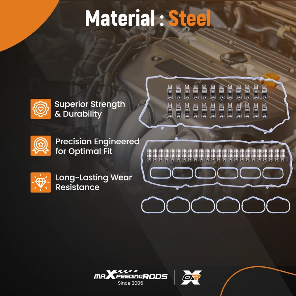 24x Rocker Arms& Lifters Kit for Ram CV Promaster 1500 2500 3.6L 12-21 5184296AE - Изображение 2 из 4