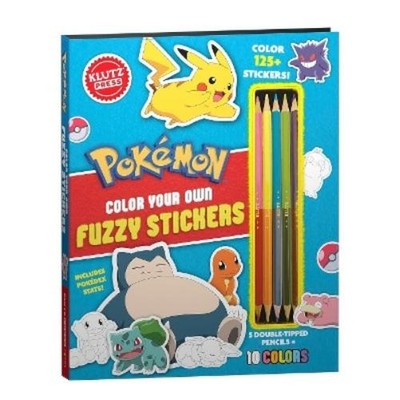 Editors of Klutz Pokemon Color Your Own Fuzzy Stickers (Taschenbuch) Klutz