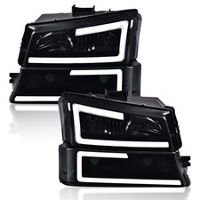 For 2003-2005 2006 Chevy Silverado 1500 2500hd 3500 Headlights Bumper Light