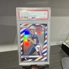 2024 Panini Prizm Drake Maye RC Red White & Blue Prizm #329 PSA 9