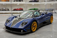 Almost Real 1/18 Pagani Zonda Tricolore 2010 Blue Diecast Car Model