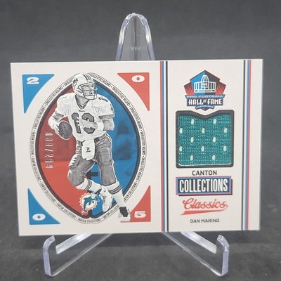 2017 Classics Dan Marino HOF #HOF-DM Canton Collections Worn Jersey /299