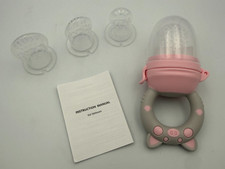 Baby Fresh Fruit Food Feeder Teether Pacifier Silicone Nipple Replacement Sacs