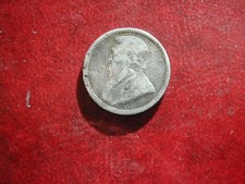 South African Silver Sixpence 1895