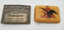 Vintage Anheuser Busch Budweiser Beer Bronze Belt Buckle Made in USA