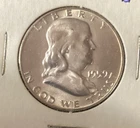 1959 D Franklin Half Dollar BU 90% Silver US Coin