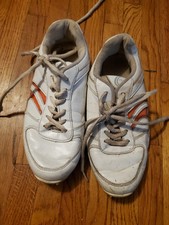 Cheer Shoes for Youth Girls White Athletic Dance/Tennis Shoes Size 4.5 V4
