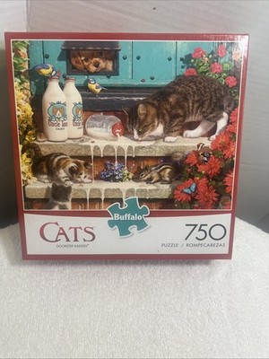 Cats Doorstep Raiders Jigsaw Puzzle 750 Pieces Buffalo Games
