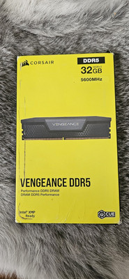 CORSAIR Vengeance RGB DDR5 RAM 32GB (16GBx2) 6400MHz - Black - NEW!