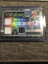 2024 Panini Spectra Building Blocks Tri Patch RC Michael Pratt #/8