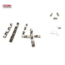 1/4"-20 Long Stainless Steel U -Style Clip-On Nut,U-Type Fasteners Pack of 25