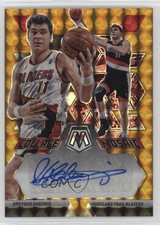 2022 Panini Mosaic Collage Gold Prizm 10/10 Arvydas Sabonis #CM-SAB Auto HOF 7o6