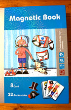 Janod Magnetibook Boys Costume Dress-Up Book Age 3-8 - Very Good Condition 