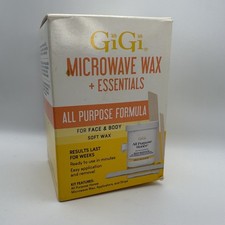 NEW GiGi Microwave Wax Honee Wax Kit At Home For Face Body 8 Oz Essential Self