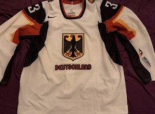 DEB André Mangold Game Worn Trikot Eishockey Deutschland WM 2006 u17