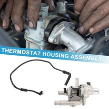 Engine Coolant Thermostat Housing Assembly for Chevy Sonic 1.8L 2012-2018