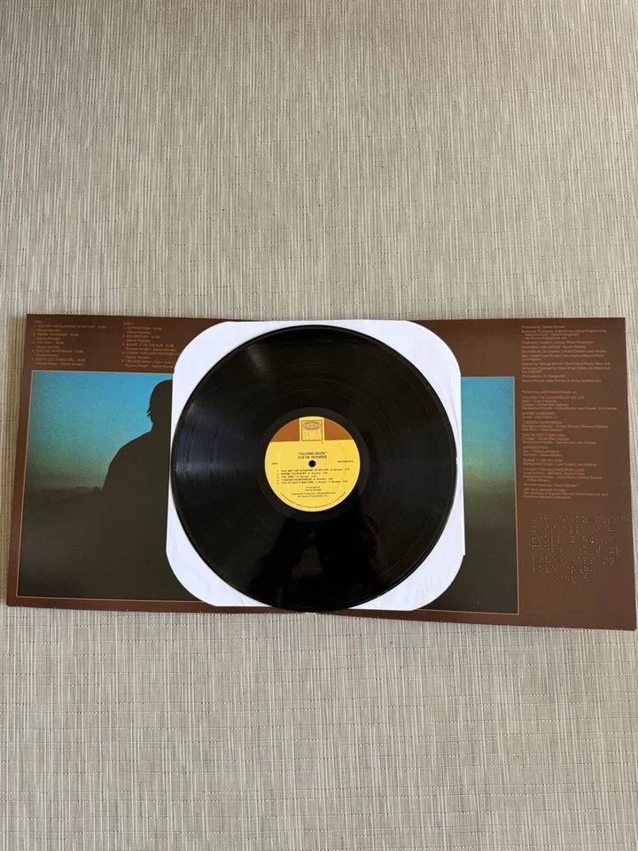 Stevie Wonder-Talking Book Gatefold Vinyl LP Reissue Gatefold Braille Sleeve Foto 2 de 4