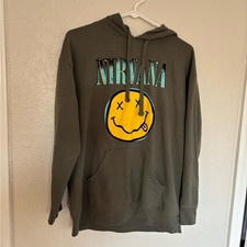 Nirvana Smiley Face Graphic Hoodie