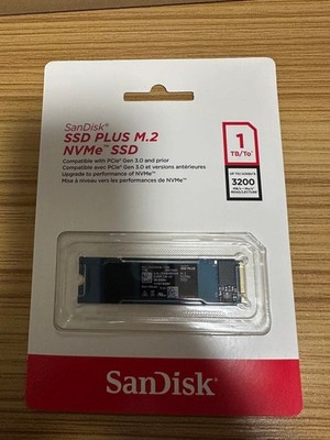 SanDisk SSD PLUS M.2 NVMe 1TB PCIe Gen 3.0 High-Speed Internal SSD