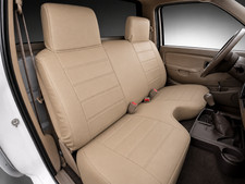 Pu Leather Bench Seat Cover Fits Toyota Pickup 1984-1995 Taupe Beige Notch A27