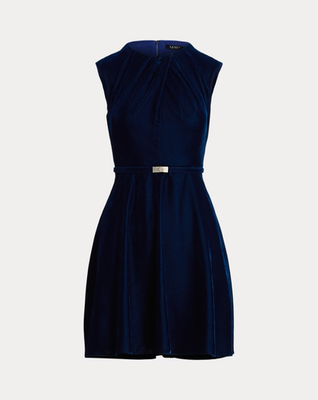 cap sleeve flare dress MOCK NECK CAP SLEEVE FLARED PICKLEBALL DRESS – Black – Norma Kamali