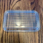 Vintage Pyrex 502-C Replacement LID ONLY Ribbed Glass Refrigerator Dish