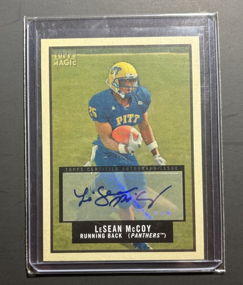 LeSean McCoy Topps Magic #229 Autograph