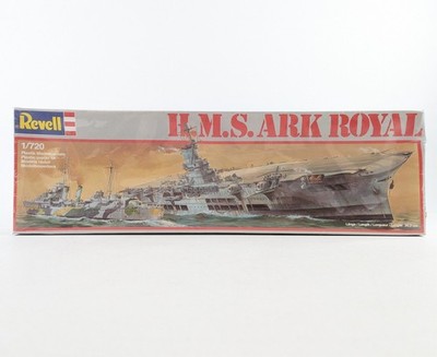 Revell HMS Ark Royal 1/720 Model Kit 1984 NIB Vintage Aircraft Carrier