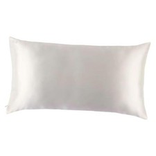 King Pure Silk Pillow Case - 100 Pure 22 Momme Mulberry Silk - King White