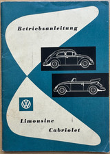 Betriebsanleitung Volkswagen VW Käfer Limous...