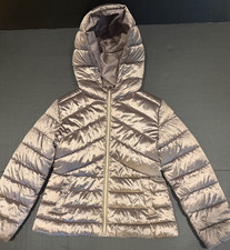 MAYORAL Girls Mocha Chocolate Brown Puffer Coat Size 12 - Very Gently Used