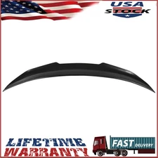 Rear Spolier FITS FOR 14-2021 INFINITI Q50 TRUNK Glossy Black High Kick NEW