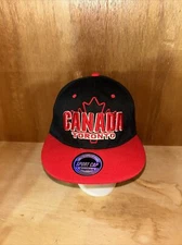 Canada Toronto Black and Red Hat Cap Snapback Adjustable